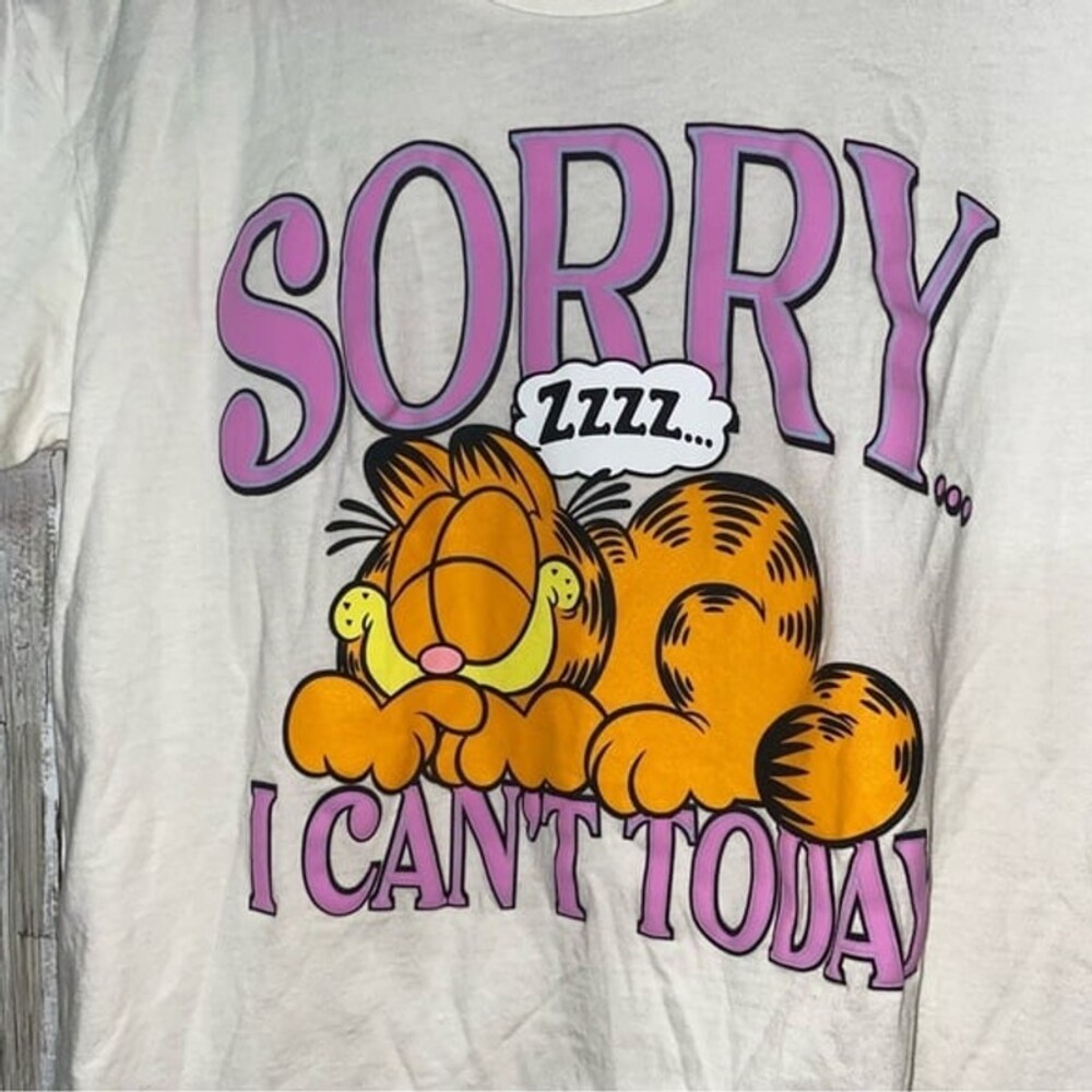 Garfield Can’t Today Tee - Picture 5 of 5